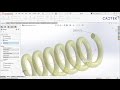 SolidWorks - How to model a Dynamic Spring