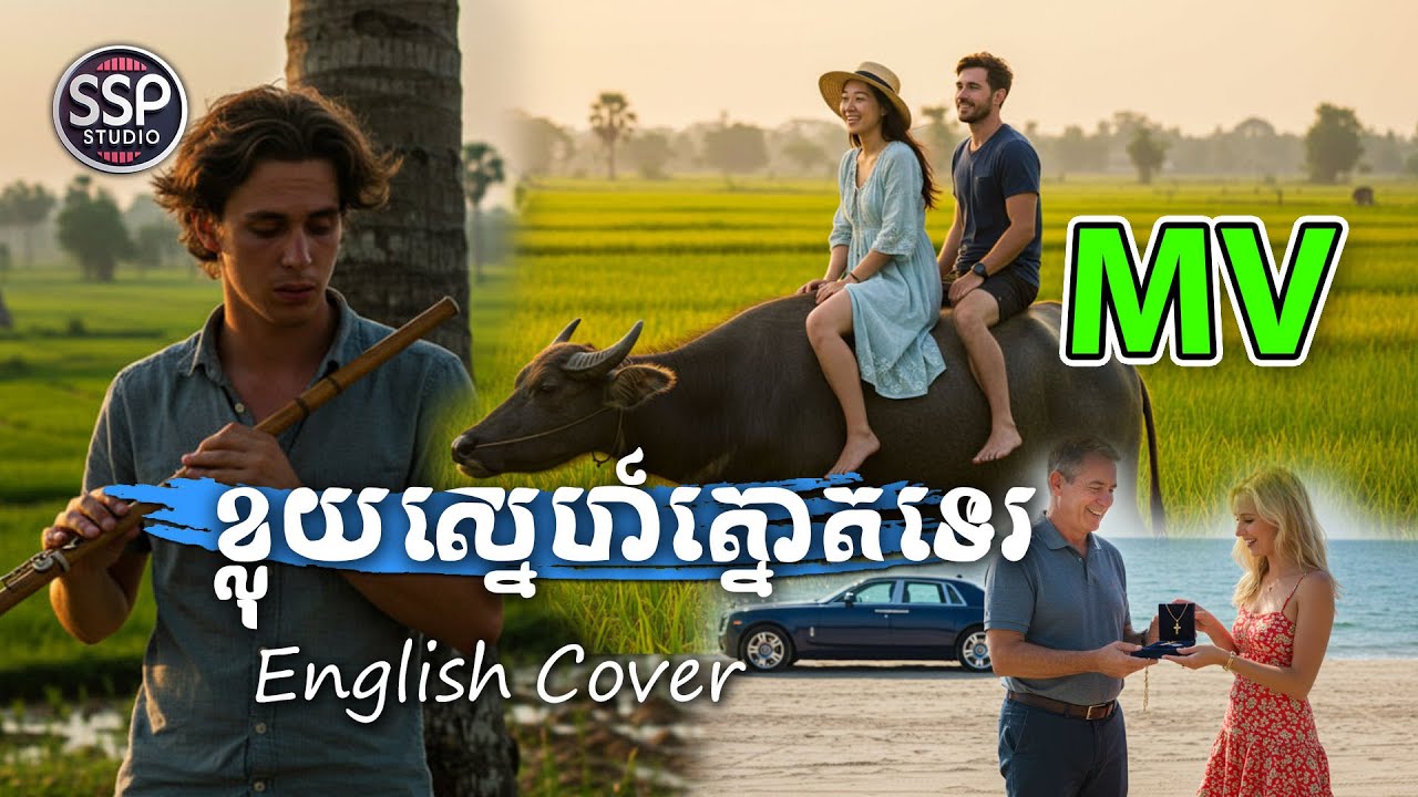 ខ្លុយស្នេហ៍ត្នោតទេរ MV \ English Cover \ SSP STUDIO