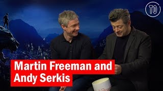 Martin Freeman and Andy Serkis | Black Panther Bucket of Questions