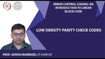 Low Density Parity Check Codes
