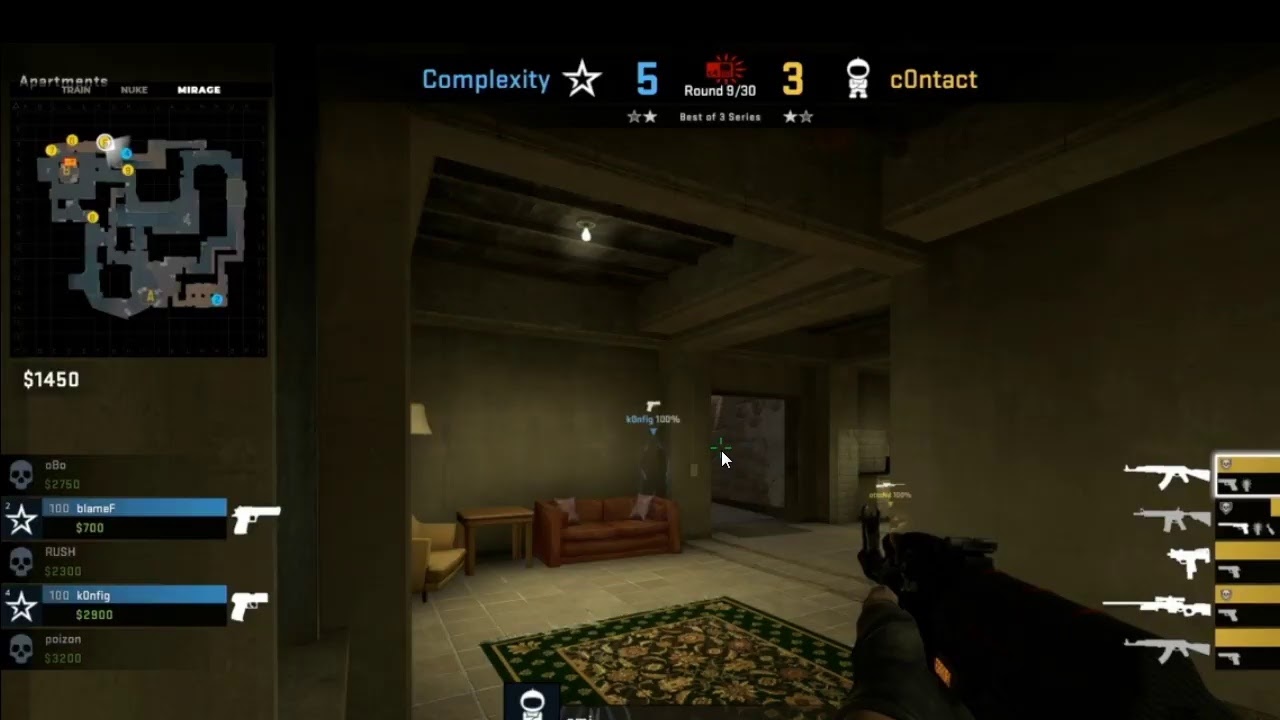 CSGo Live CS_Summit Europe Qualifier (Complexity Vs Contact) Map 3