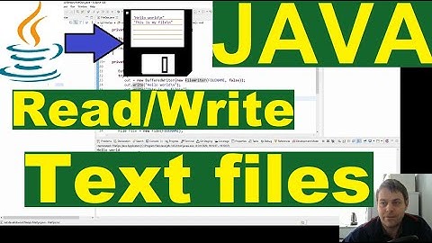 Java Text files