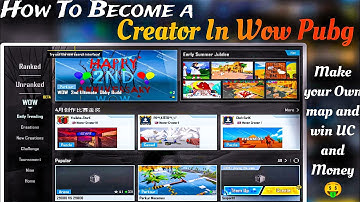 Make Your Own Map & Get Paid! 💰 PUBG Mobile WOW Creator Tutorial