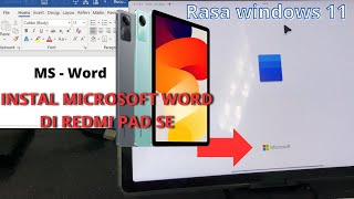 Microsoft Word on Redmi Pad SE - REDMI PAD SE FOR ASSIGNMENTS WITH MICROSOFT WORD screenshot 5