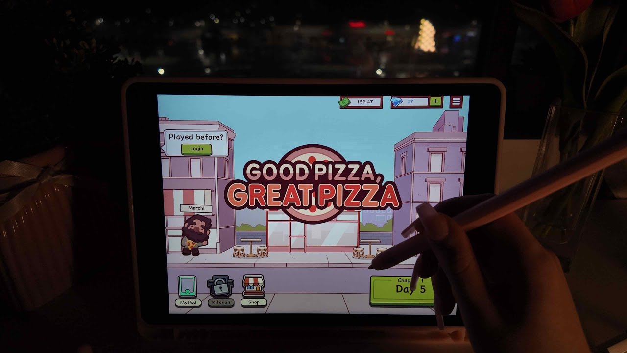 😴 ASMR Let’s Play Good Pizza, Great Pizza! Screen Tapping & No Talking