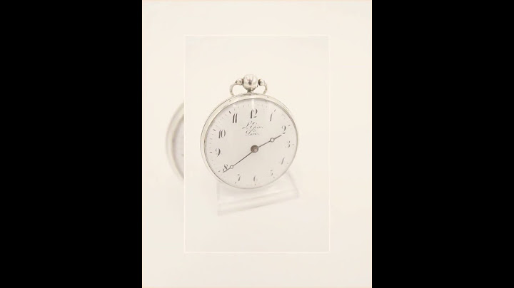 große antike Taschenuhr 55mm 1820 - 1840 Lepine - L Epine Paris Spindelwerk