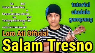 Salam Tresno tutorial ukulele