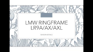 LMW RINGFRAME LR9A/AX/AXL|SENSOR DETAILS|SPINNING MILL|TEXTILE INDUSTRY|ELECTRICAL GUIDE