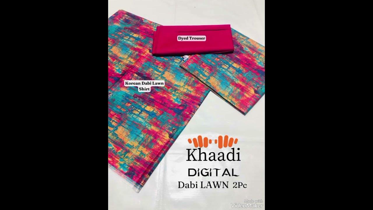 Khaadi VOL’22 Korean Contact No 03069270962 Dabi Lawn All Over 2PC 2023