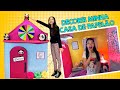 DECORANDO MINHA CASA DE PAPELÃO ❤️ Diversão com a Mamãe | Luluca