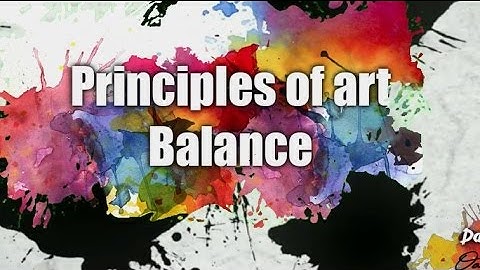Principles of art - Balance
