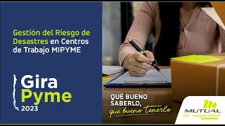 Gestión para la reducción del riesgo de desastres para Mipymes