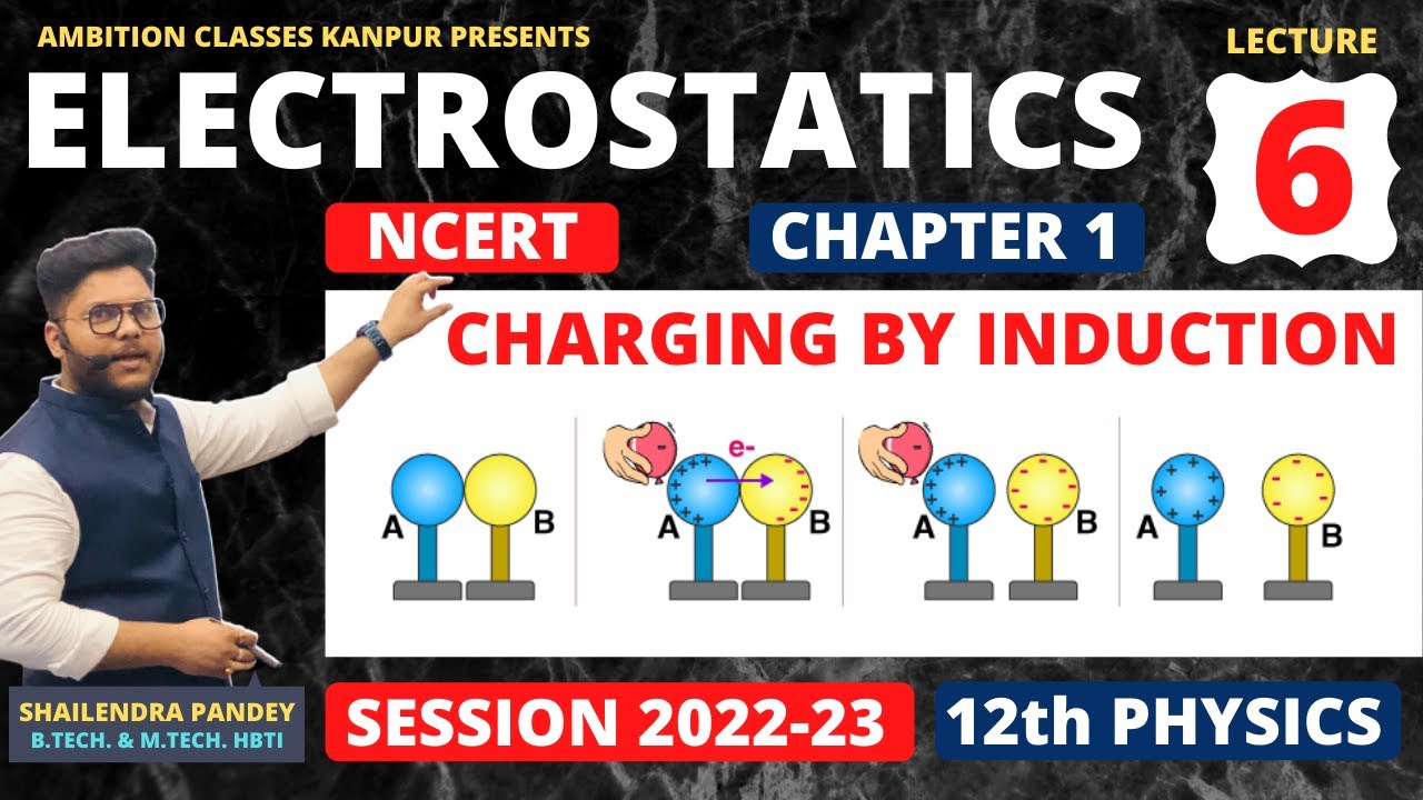 ⭕ 6.CHARGING BY INDUCTION 🔥 ELECTROSTATICS 🔵 PHYSICS 12 CBSE/ISC