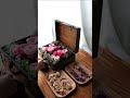 フラワーアレンジメント　バラのフラワーボックス　Flowerarrangement