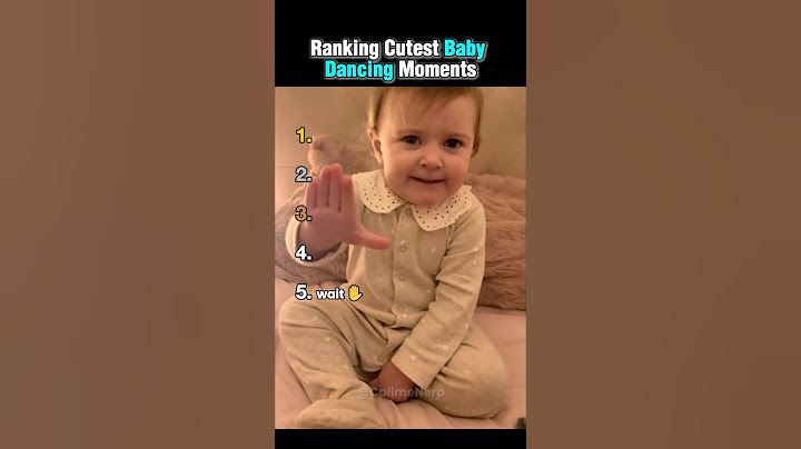 Ranking The Top 5 Cutest Baby Dancing Moments