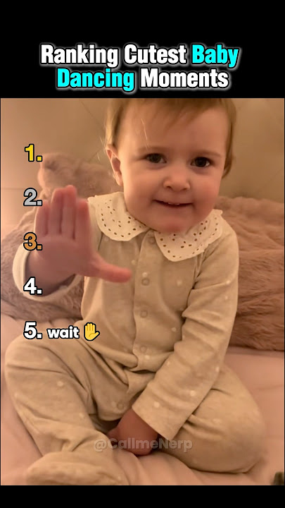 Ranking The Top 5 Cutest Baby Dancing Moments