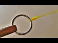 Simple knot for hook