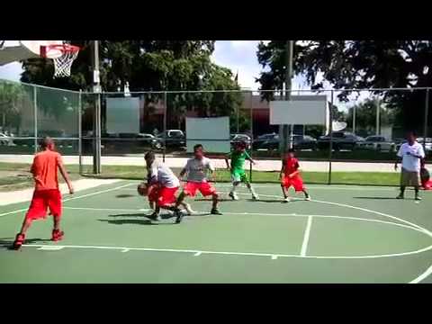 Niños Triqui descalzos, juegan basket, en estados unidos 2013 - YouTube