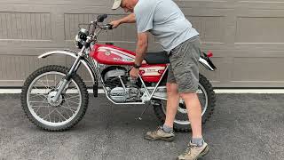 Bultaco Alpina 350 Cold Start 