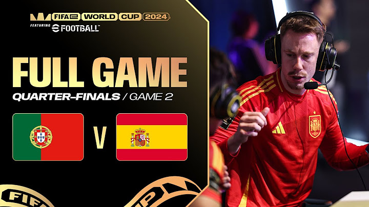 FeWCeFootball Console | PORTUGAL v SPAIN | QUARTER-FINALS | G2 FULL MATCH
