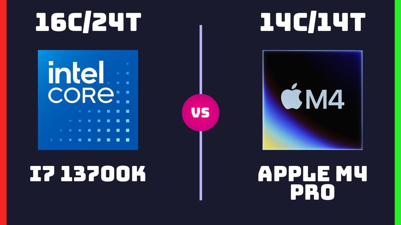 Intel Core i7-13700K vs Apple M4 Pro (14-Core) – CPU Comparison | Which ...