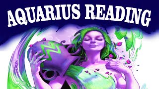♒💚 AQUARIUS LOVE TAROT READING