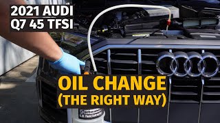 2021 Audi Q7 Oil Change  You'll Wish You Knew This Trick!