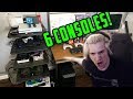 We found six consoles! - xQc Reviews Viewer PC Setups | Episode 6