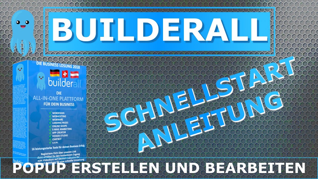 Builderall Popup erstellen und konfigurieren