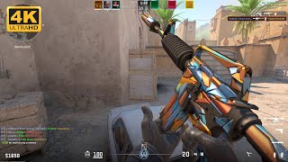 Counter Strike 2 Dust 2 Ranked Gameplay 4K