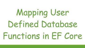 Mapping User Defined Database Functions in EF Core