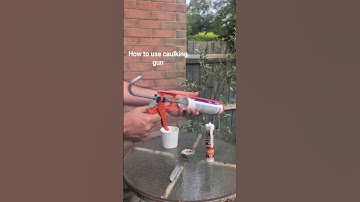 DIY - how to use caulking gun & replace caulking tube #subscribe #tools   #foryou #siliconemoulds