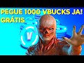 como pegar 1000 vbucks grátis AGORA NO FORTNITE GRATUITO! pegue já antes que acabe! no capítulo 6 /