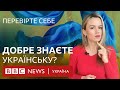 Як добре ви знаєте українську мову? Тест