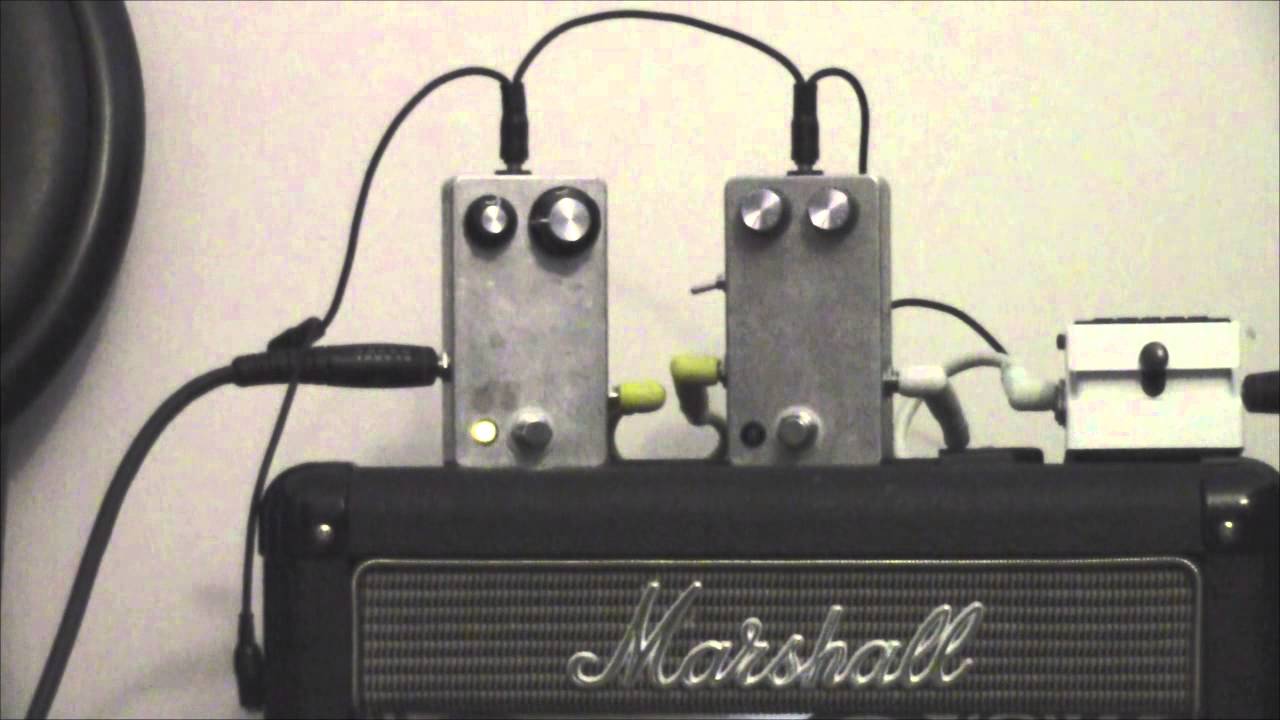 DBA Interstellar Overd ハンドメイド クローン品 Pedal Demo - Death By Audio Interstellar Overdriver Clone - YouTube
