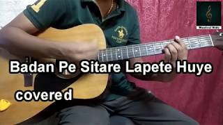 Video thumbnail of "Badan Pe Sitare Lapete Huye | Prince | covered on Acoustic Guitar | Vaibhav Bhatade"