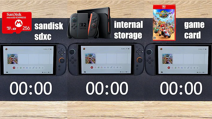 Loading Speed Test: SD Express vs. Internal Storage vs. Game Card Nintendo Switch 2