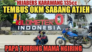 AKSI TOURING MERDEKA TEMBUS 0KM SABANG ATJEH || DIRGAHAYU 76 karawang-sabang 3.543km 17 hari