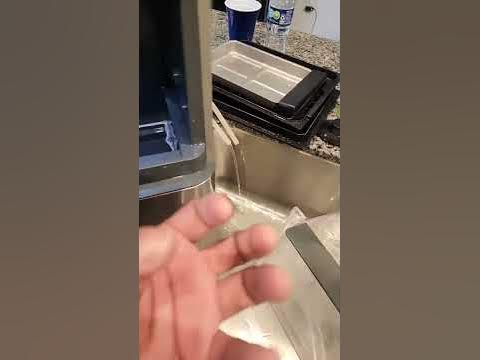 GE opal ice maker Cleaning - YouTube
