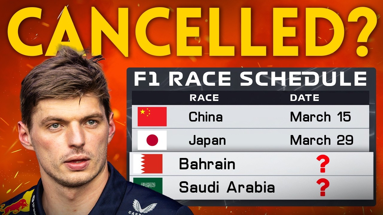 Will the MIDDLE EAST F1 races be CANCELLED?