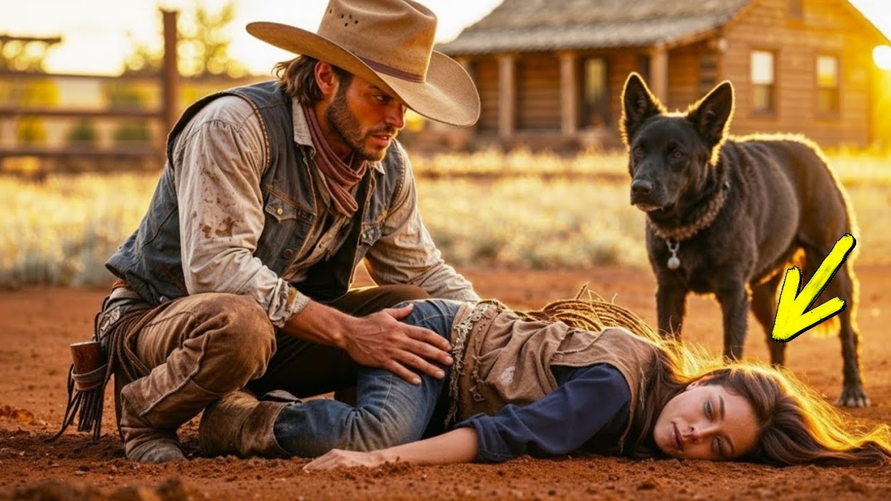 Kovbojův pes našel dívku umírající v prachu - ale osud zapálil prérii