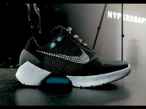 Nike HyperAdapt 1.0: zapatillas que se atan solas de 'Regreso al Futuro' -  YouTube