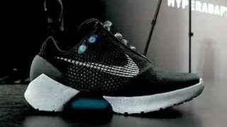 Nike HyperAdapt 1.0: zapatillas que atan solas de 'Regreso al Futuro' - YouTube
