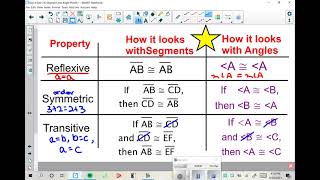 Day 4    2 6 Segment and Angle Proofs video