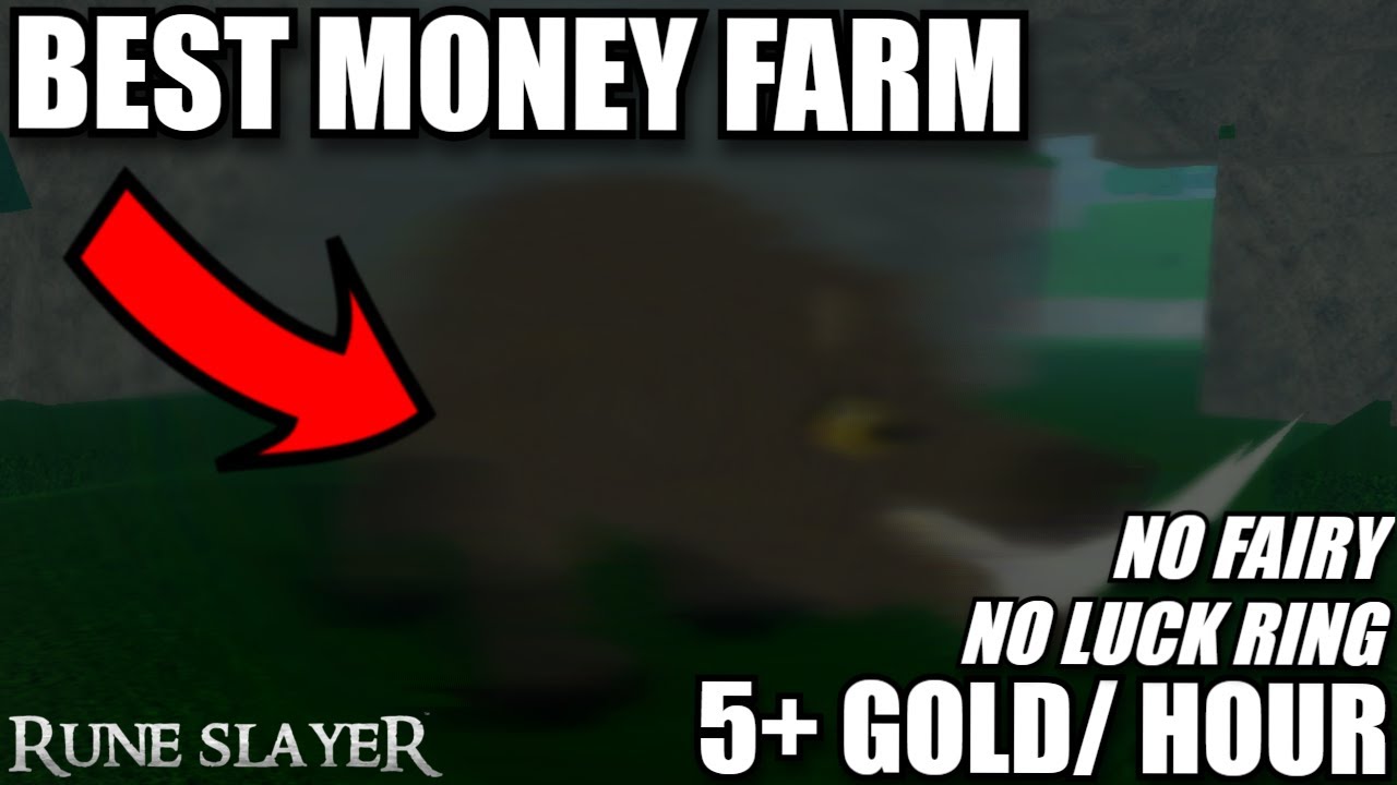 The BEST Money Farm [NO FAIRY, NO LUCK RING!] | Rune Slayer - YouTube