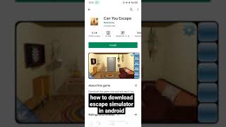 how to download escape simulator in android👍 screenshot 1