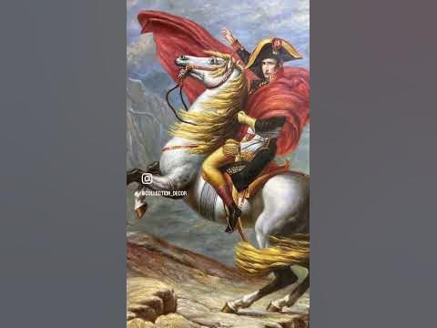 Жанровая живопись. «Бонапарт на перевале Сен-Бернар». Жак Луи Давид ...
