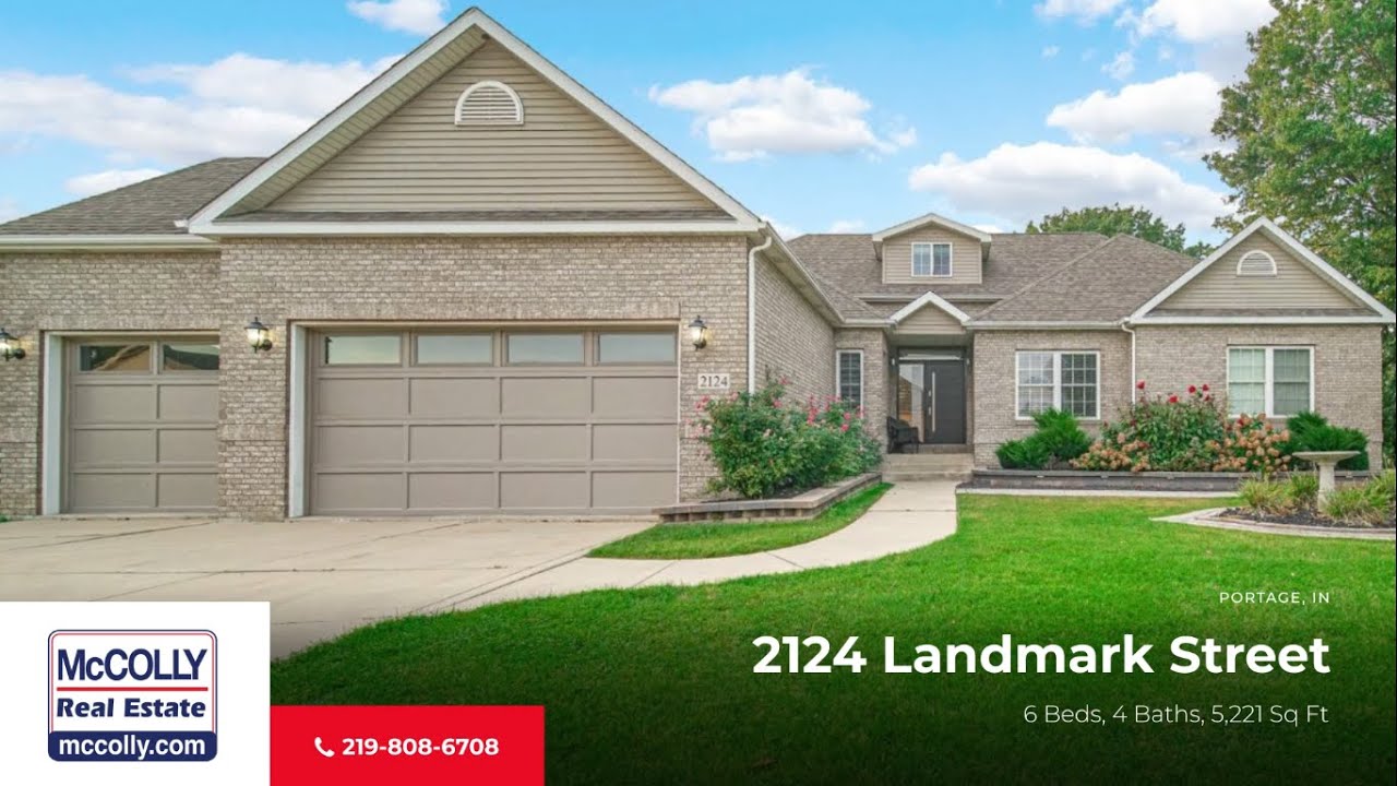 2124 Landmark Street, Portage, IN MLS 517110 McColly YouTube