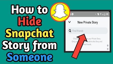 How to Hide Snapchat Story from Someone Person or Everyone || Hide Snapchat Story @DrabTech