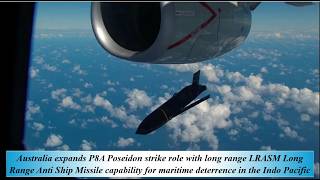 Australia exp P8A Poseidon strike role with LRASM capabi for maritime deterrence in the Indo Pacific